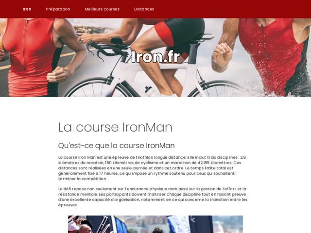 Infos sur l'iron man
