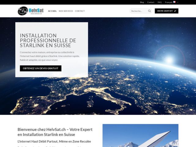 Installation d’antennes starlink en suisse - helvsat