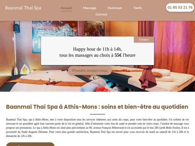 Baanmaï thaï spa à athis-mons