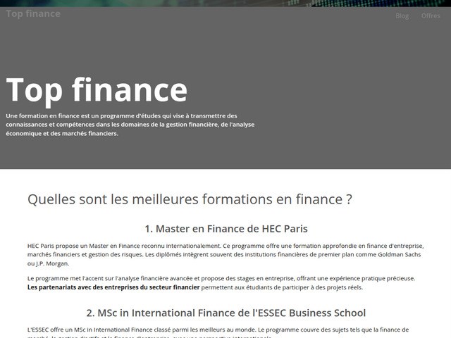 Guide financier