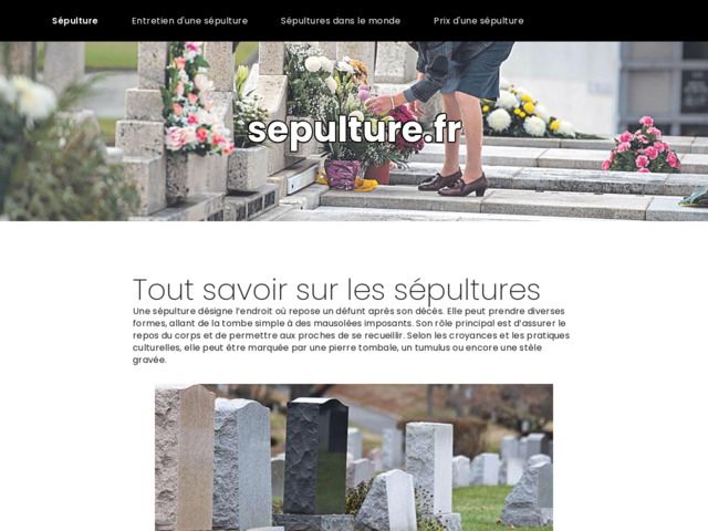 La sépulture