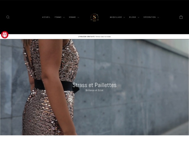 Strass paillettes