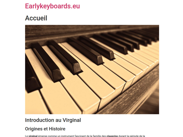 Earlykeyboards.eu