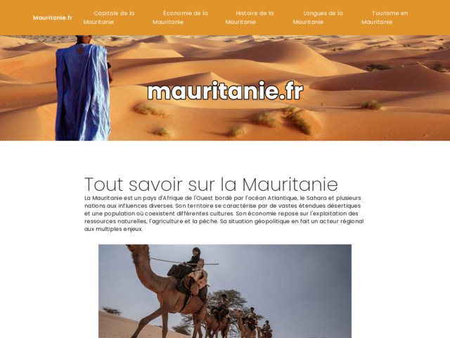 Guide sur la Mauritanie