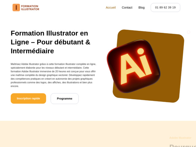 Annuaire des formations Adobe Illustrator en ligne et en présentiel