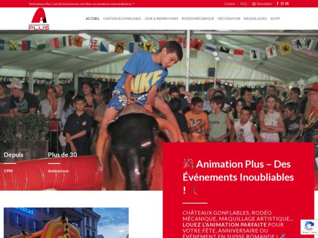Animations plus sàrl, matériels pour événements