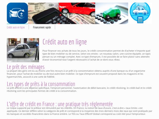 Credit voiture en ligne
