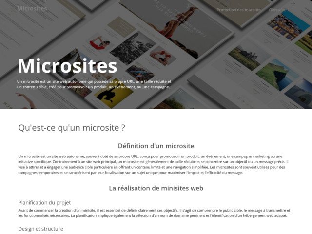 Microsites