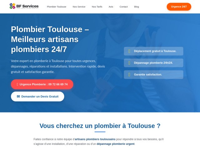 Plombier toulouse pas cher