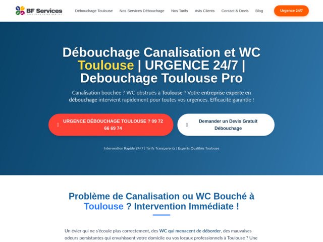 Débouchage Toulouse – votre expert local en assainissement