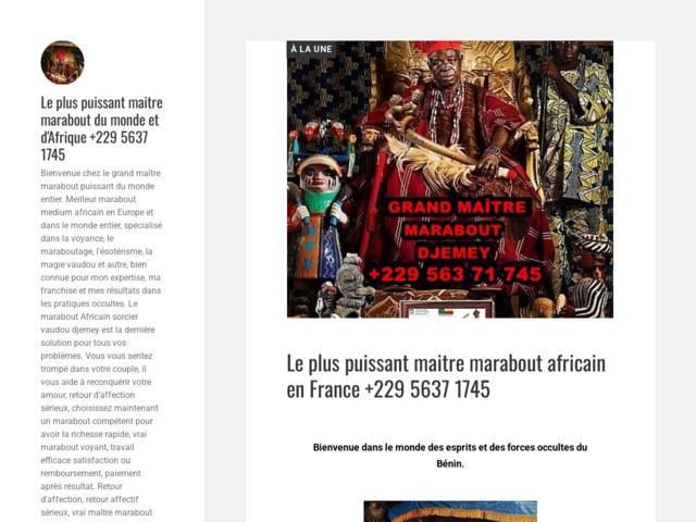 Le plus puissant maitre marabout africain en france +229 5637 1745