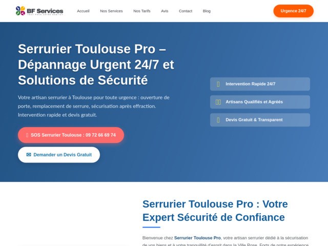Serrurier toulouse en urgence - dépannage 247
