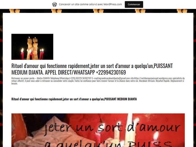 Jeter un sort d'amour à quelqu'un