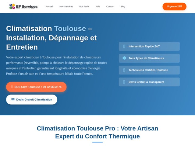 Climatisation Toulouse – un service clé en main