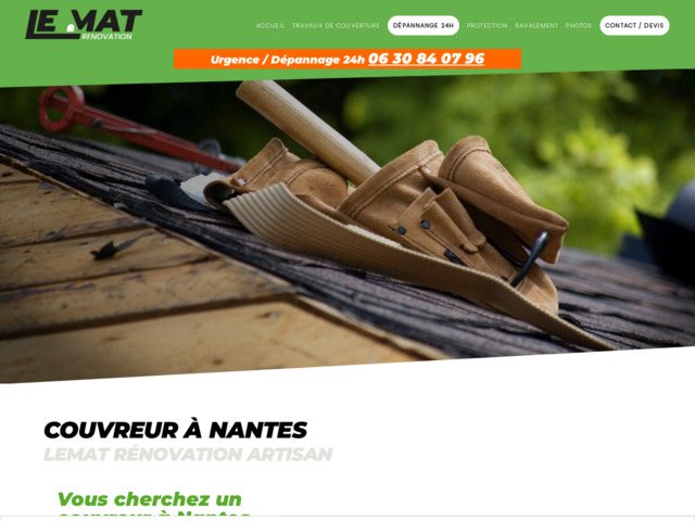Entreprise de couverture toiture à nantes 44
