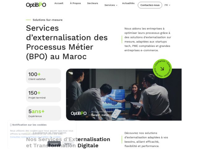 Services d’externalisation des processus métier bpo au maroc