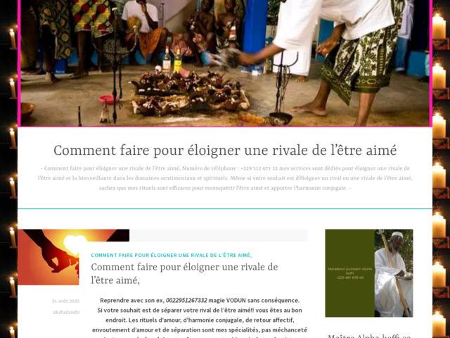 Comment faire pour éloigner une rivale de l'être aimé