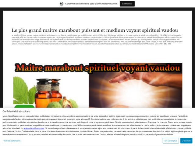 Le plus grand maitre marabout puissant et medium voyant spirituel vaudou