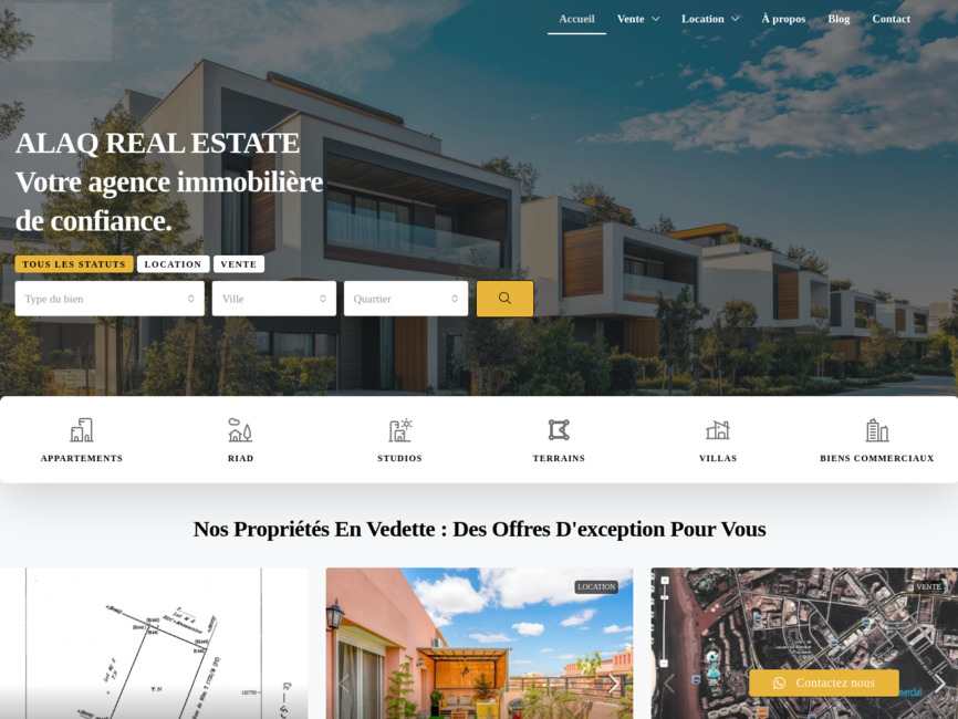 Agence immobili�re