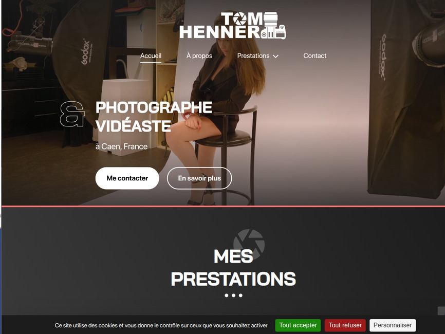 Tom henner, r�alisation de vid�os destin�es aux r�seaux sociaux � caen