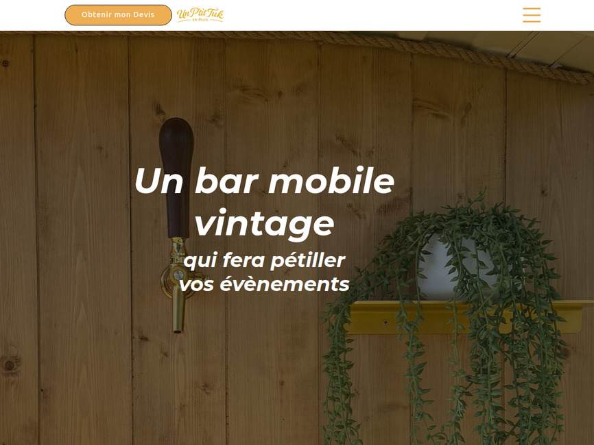 Location de tuk-tuk bar vintage pour �v�nements priv�s et entreprises