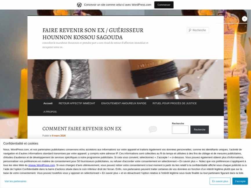 Voyance consultation retour de son ex 