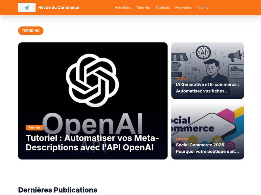 Revue du commerce : l'actu de l'e-commerce et du retail connect�