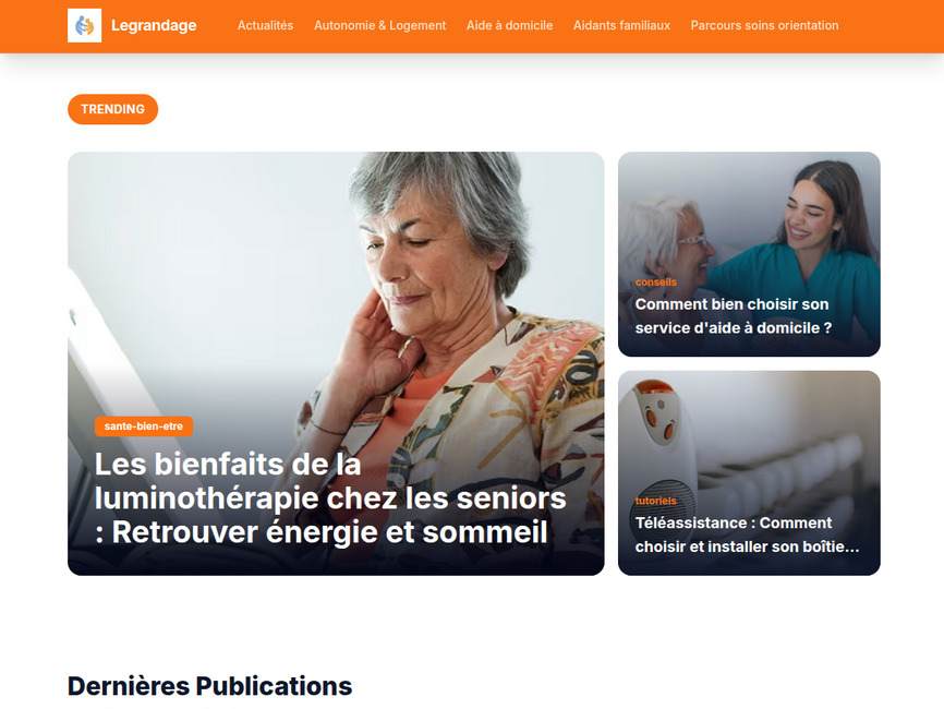 Le grand �ge : le guide complet pour les seniors