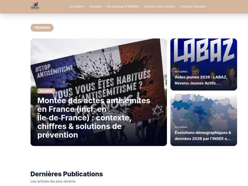 Tribune francilienne : immobilier et urbanisme r�gional