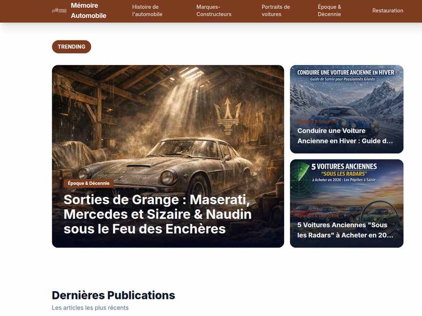 M�moire automobile