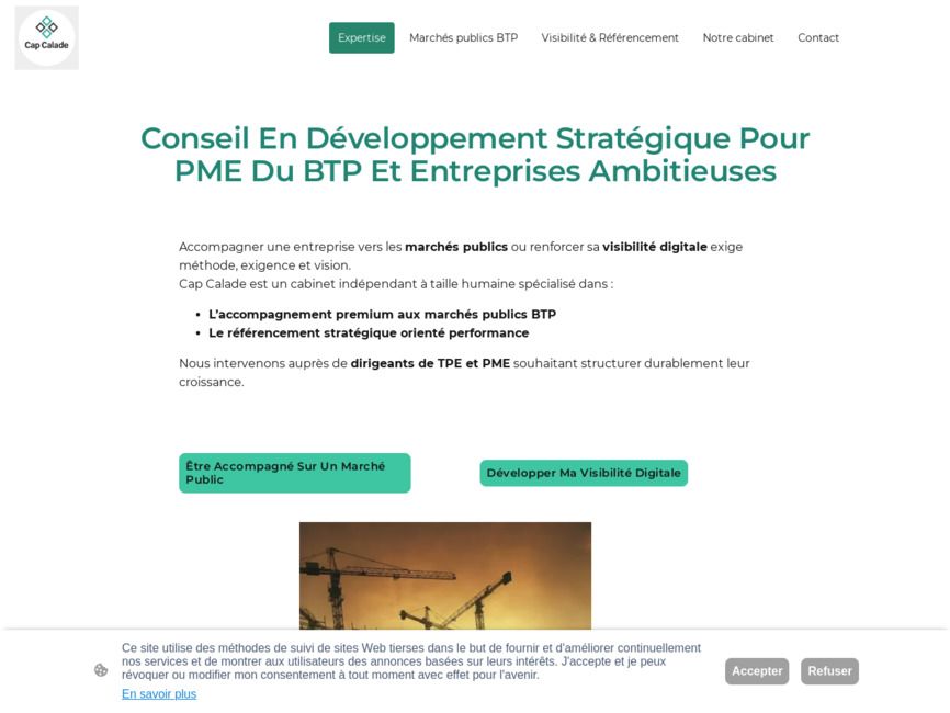 Assistance march�s publics pour entreprises du b�timent