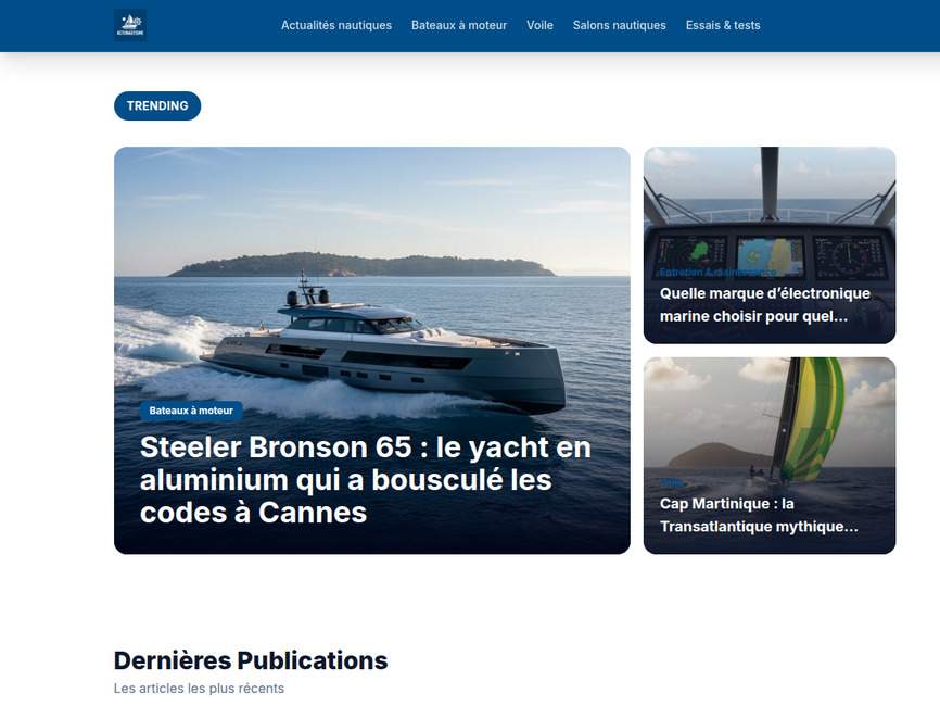 Actunautisme: l'actualit� de la mer et du nautisme