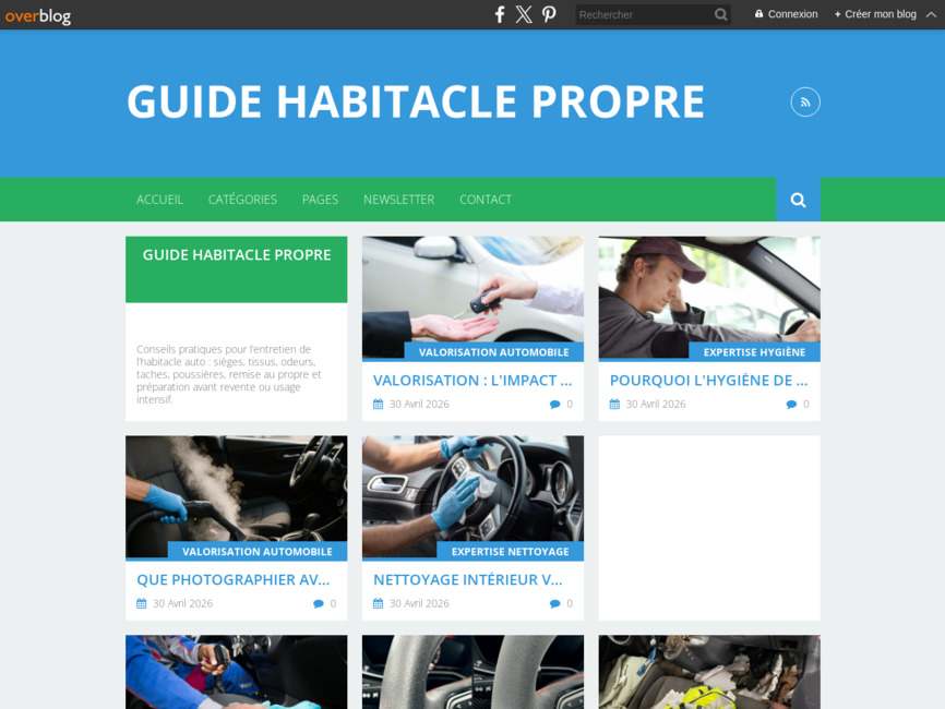 Habitacle pur : magazine expert en esth�tique et hygi�ne auto