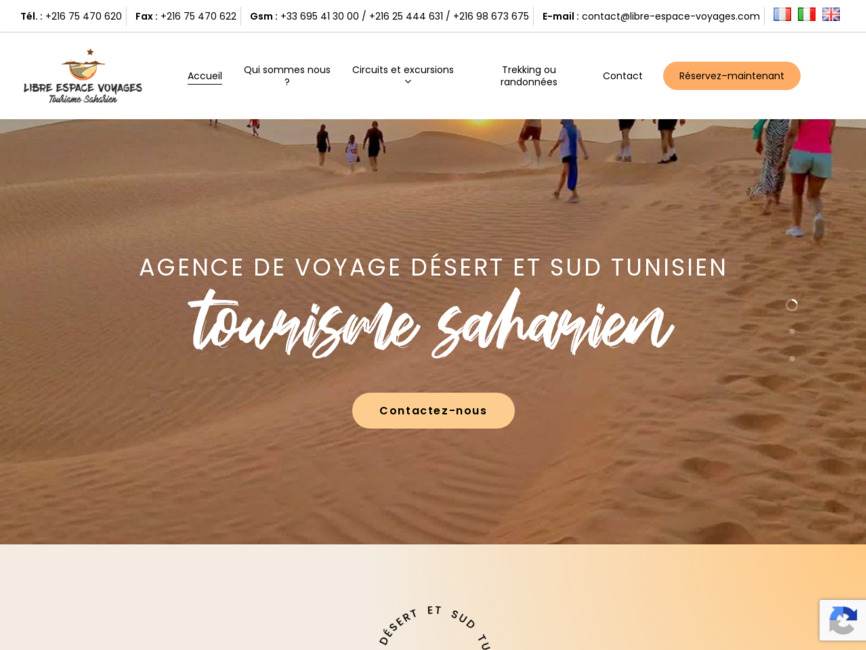 Agence voyage d�sert & sud tunisien - libre espace voyages
