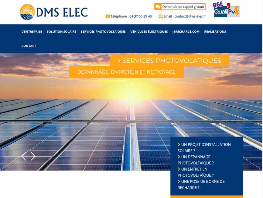 Dms elec &ndash; installations �lectriques et mobilit� �lectrique