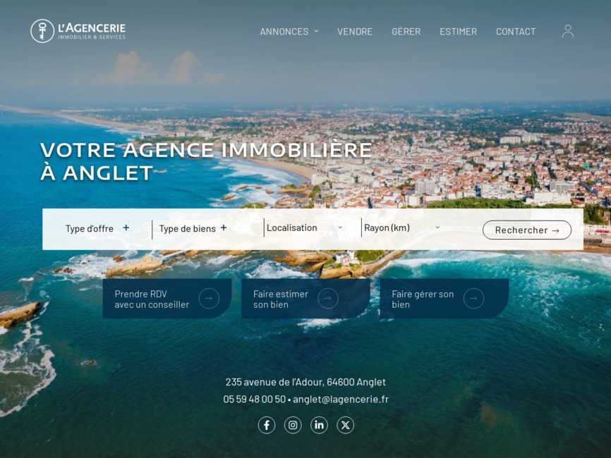 L'agencerie : agence immobili�re � anglet