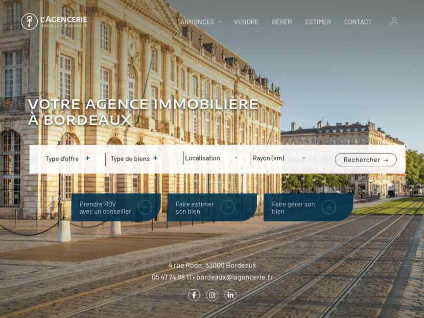 L'agencerie : agence immobili�re � bordeaux