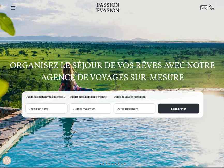 Passion �vasion : agence de voyages sur-mesure