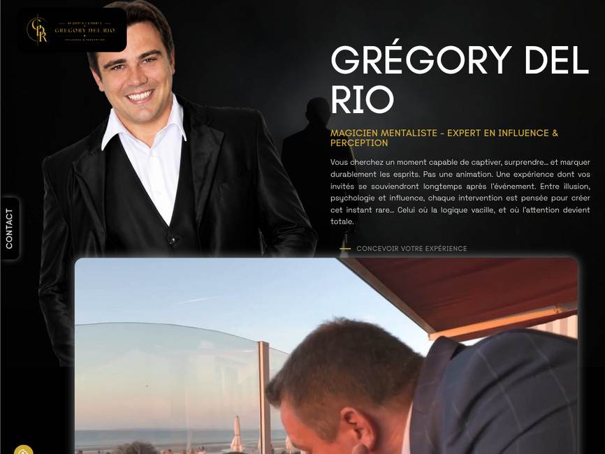 Gr�gory del rio : magicien mentaliste
