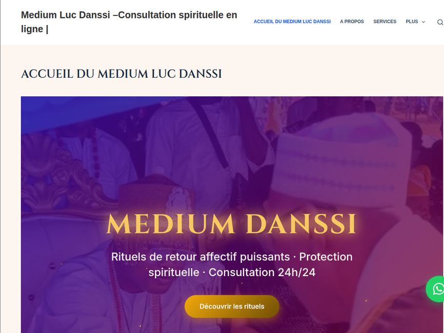 Medium Luc Danssi &ndash;Consultation spirituelle en ligne