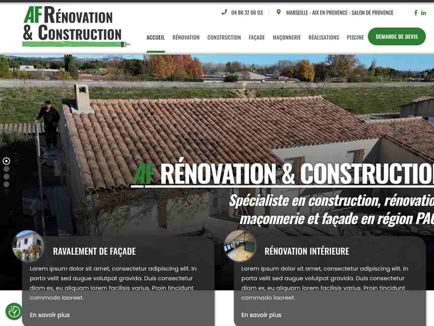 AF R�novation & Construction - Travaux de ma�onnerie, fa�ade & construction