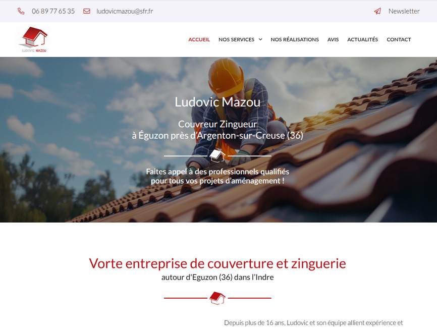Couverture Toiture Indre - Services professionnels