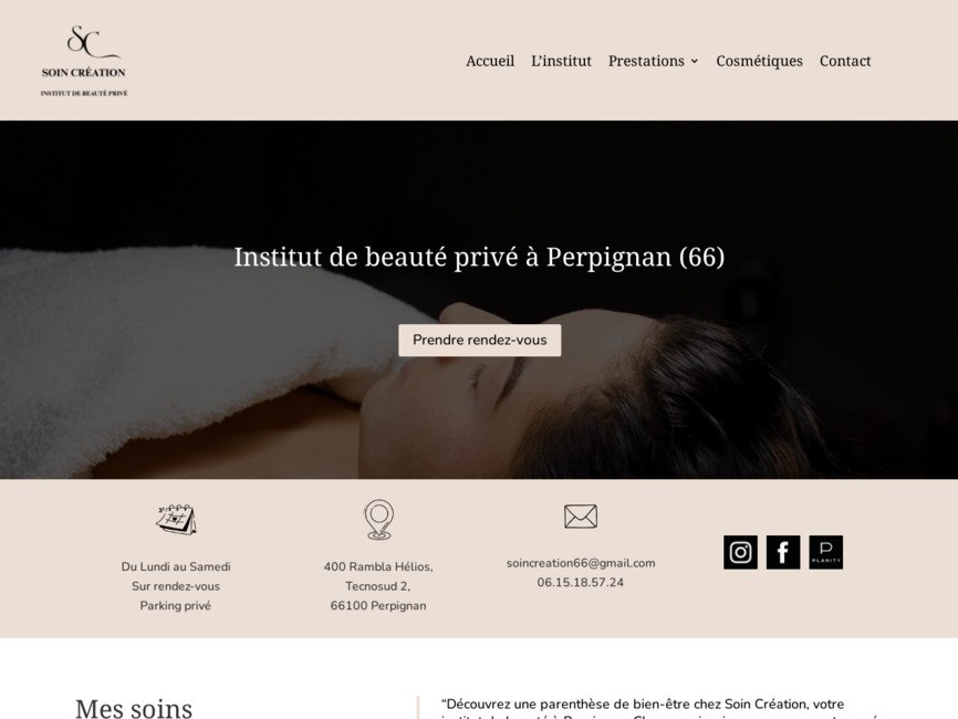 Soin création
