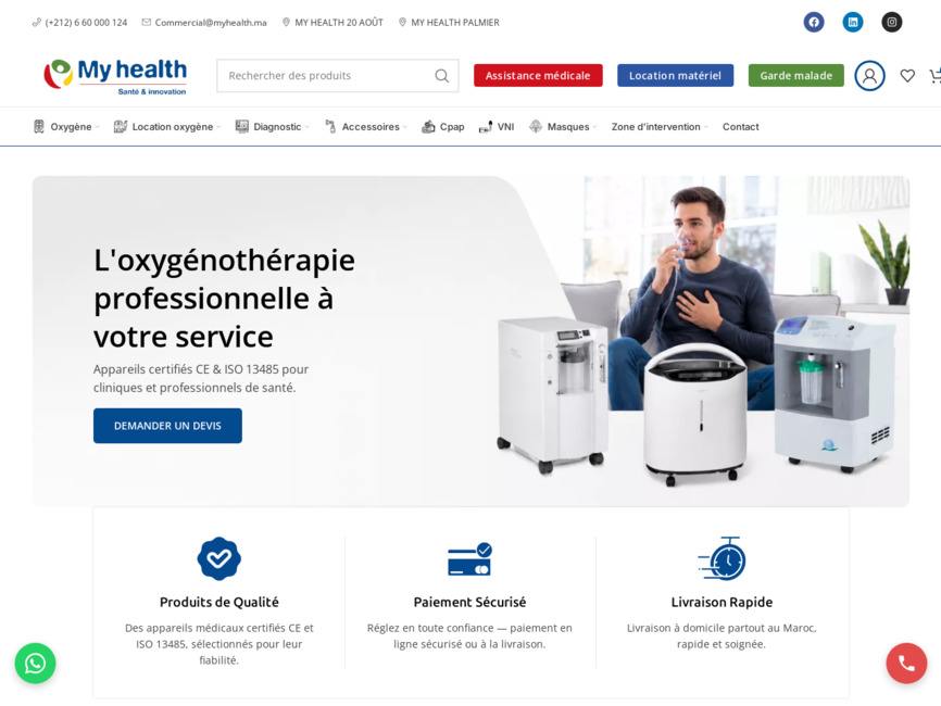 Concentrateur d'Oxyg�ne � Casablanca | Vente au Meilleur Prix