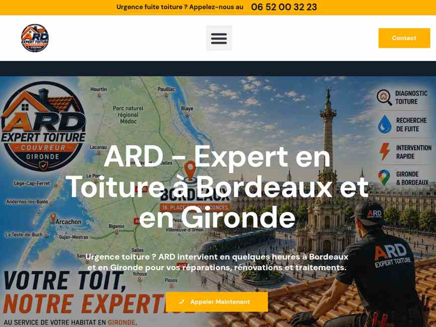 ARD Expert-Toiture couvreur zingueur en Gironde