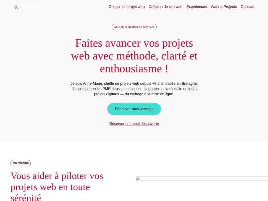 Wanna Projects &ndash; Cr�ation de sites web Vannes & Plo�rmel