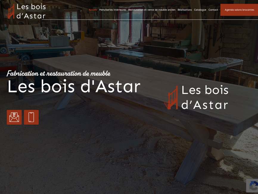 Les Bois d'Astar - Menuisier et cr�ateur d'espaces sur mesure