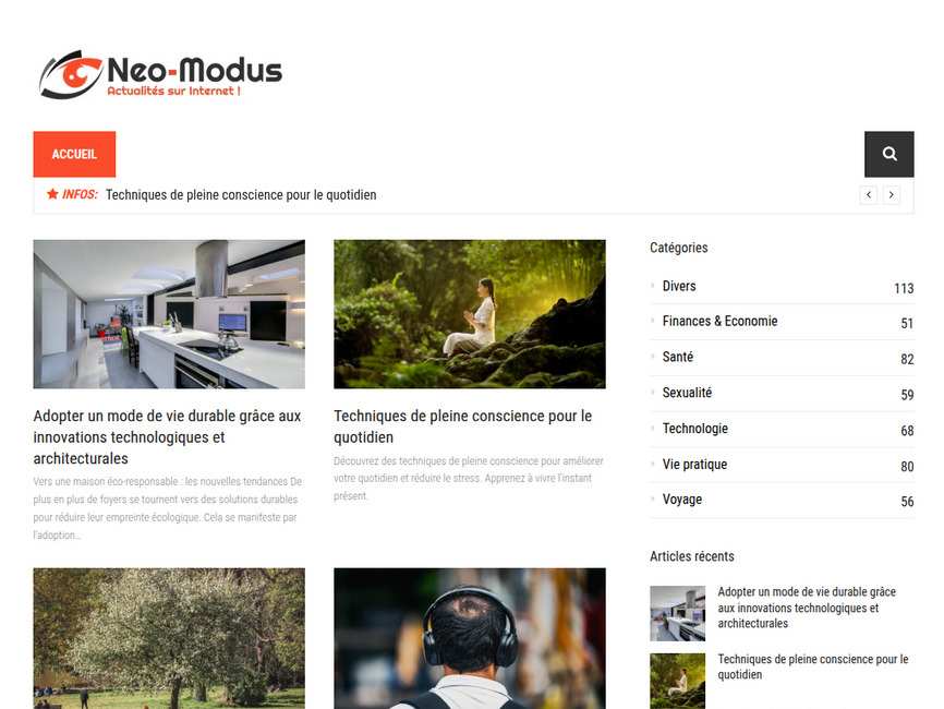 Neo Modus &middot; Le magazine qui simplifie votre quotidien