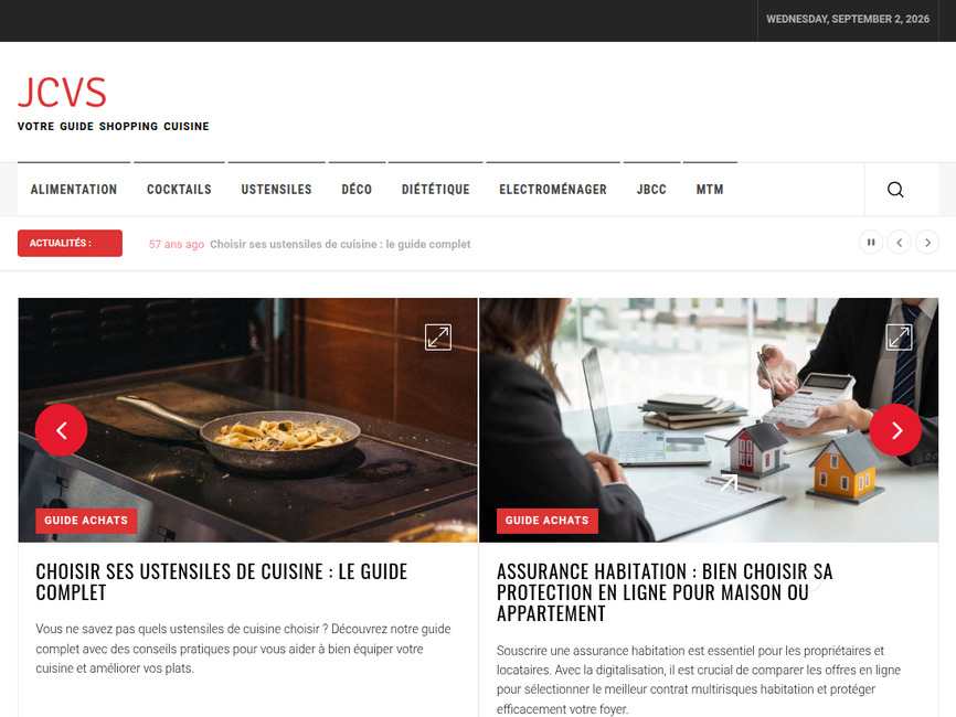 JCVS &middot; Bien s'�quiper en cuisine, du robot au moule � g�teau