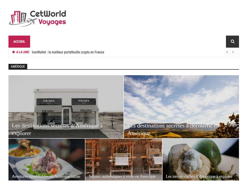 CET World · Idées de voyages et bons plans aux quatre coins du monde
